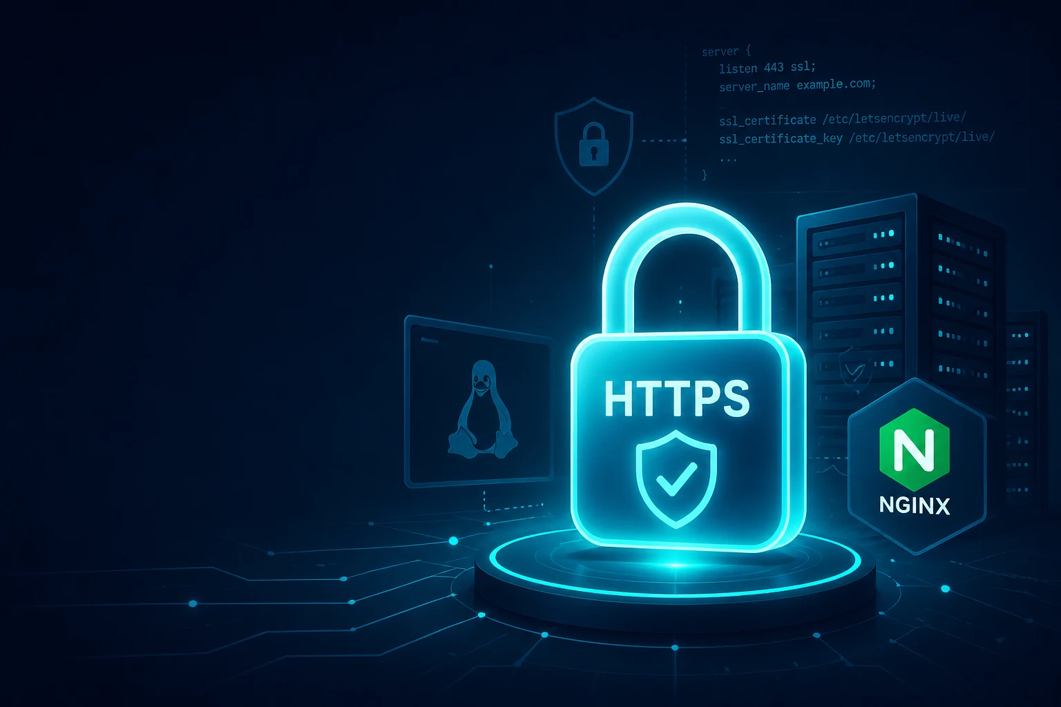 آموزش فعال‌سازی SSL روی Nginx در لینوکس (HTTPS قدم‌به‌قدم)